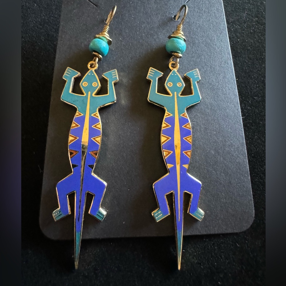 Laurel Burch Vintage “Lizardo” Earrings